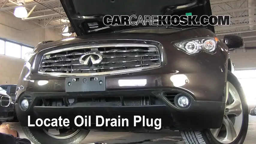 2010 Infiniti FX35 3.5L V6 Oil Change Oil and Oil Filter